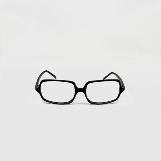 Pierre cardin 빈티지 아세테이트 블랙 레트로 y2k 안경테