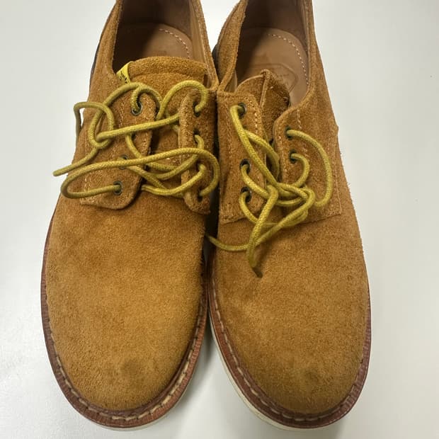 비즈빔 플레인토 포크 스웨이드 더비 슈즈 8.5