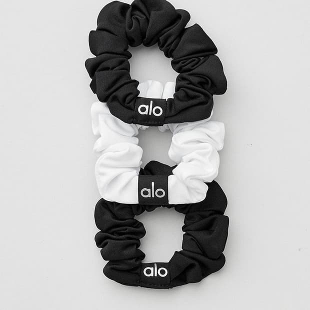 Alo Yoga Fresh Mini Scrunchie (3 Pack)