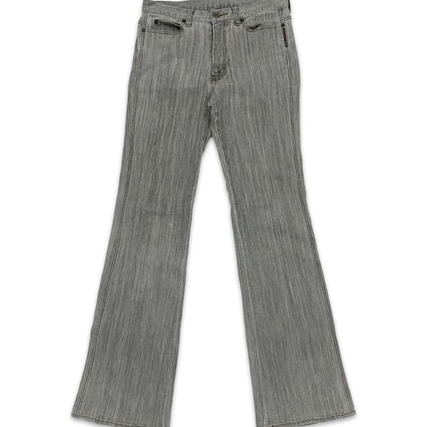 빈티지 그레이 부츠컷 팬츠