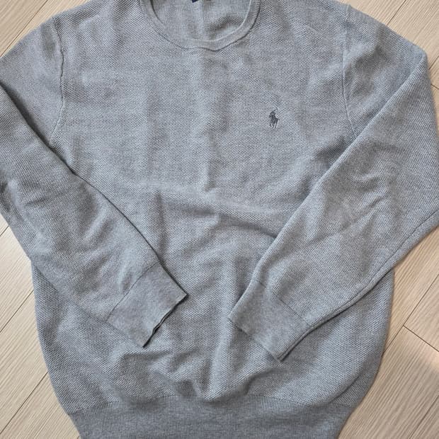 폴로 피마코튼 니트 그레이 M(100-105)