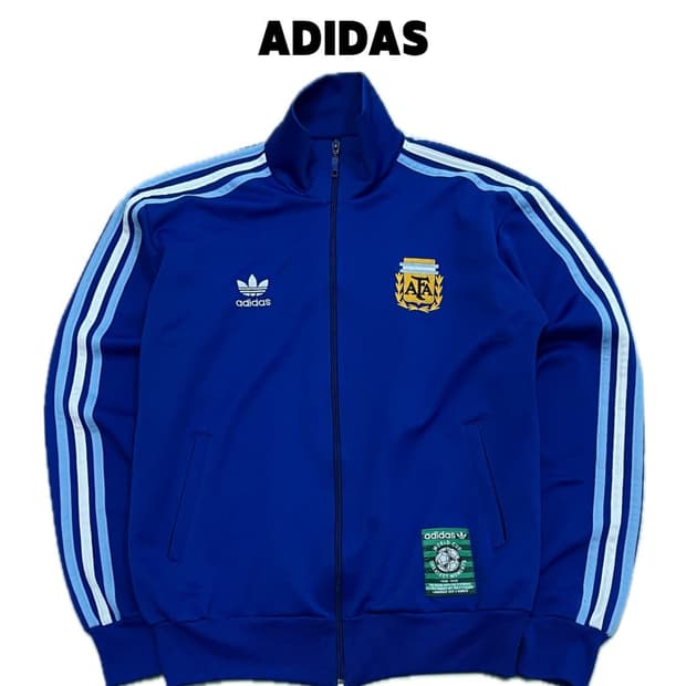 (M) 아디다스 00s 아르헨티나 월드컵 트랙탑 져지
