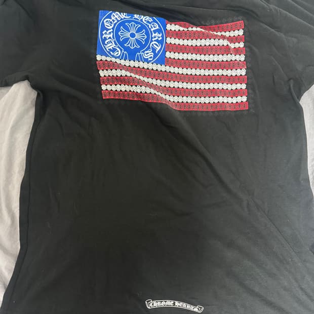 크롬하츠 성조기 반팔 xl