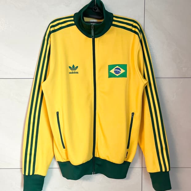 아디다스 브라질 월드컵 한정판 파이어버드 져지 (S size) 