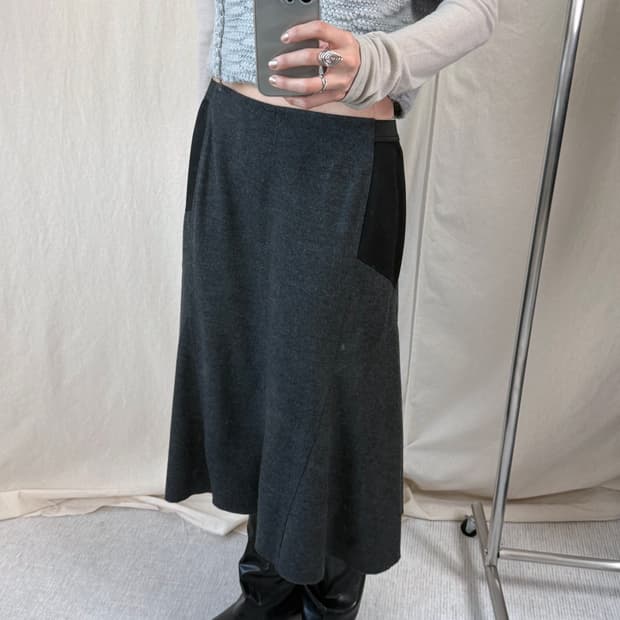 Hiroko Bis 패널 플레어 스커트