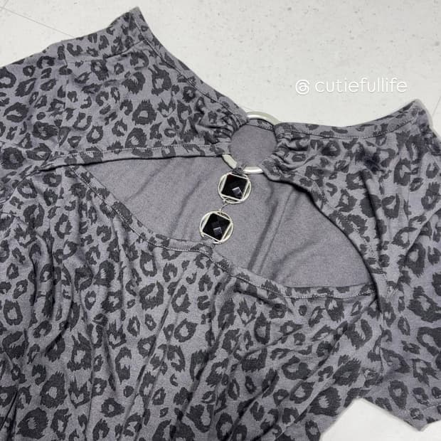 일본빈티지 오네갸루 셔링 원피스