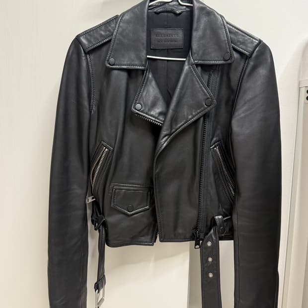 올세인츠 레더 자켓 (램스킨)