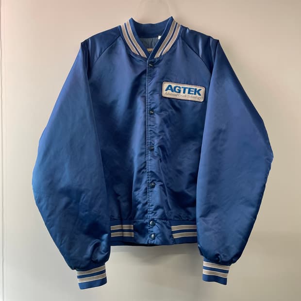 90s 척 라인 스타디움 자켓