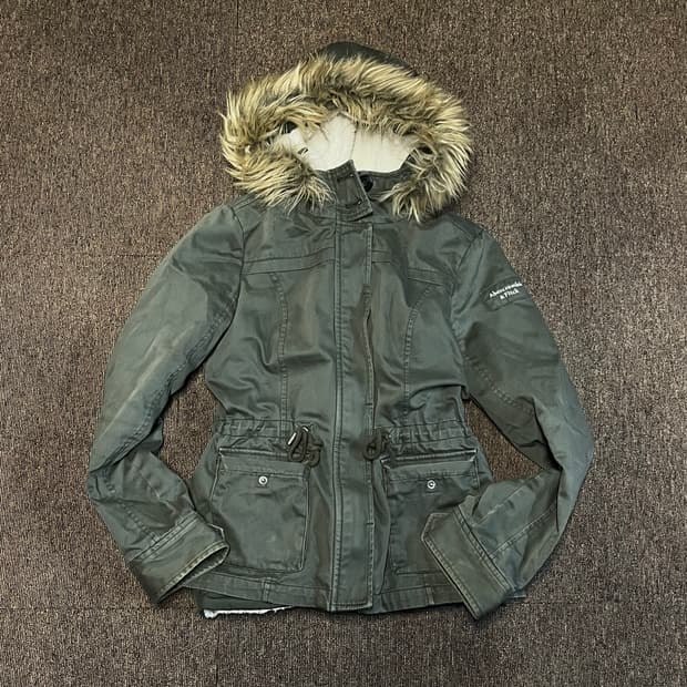 아베크롬비 울프죠 퍼 야상자켓[내피탈부착가능] 44-55