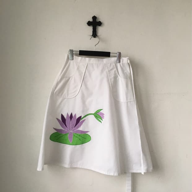 Patch point wrap apron