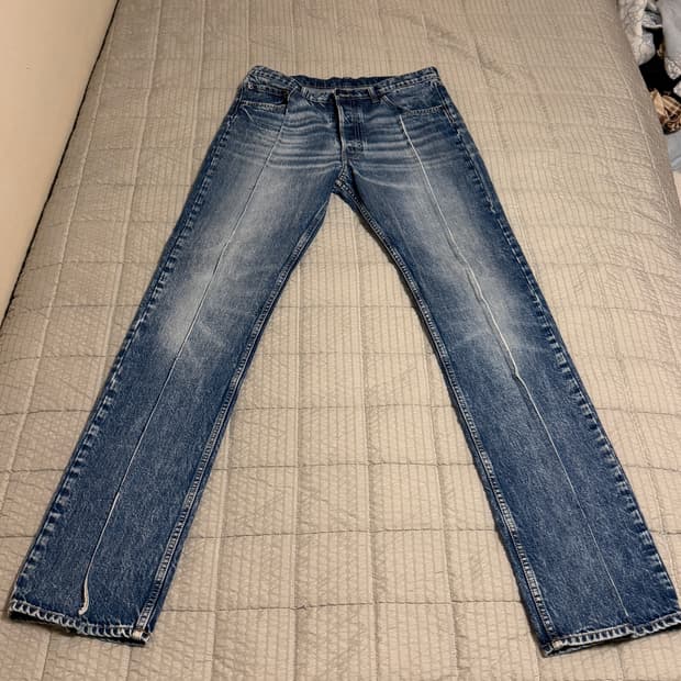 메종 마르지엘라 컷오프 데님