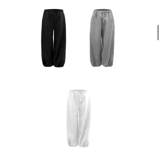 오도어 몰리조거 (기모) 블랙 2사이즈