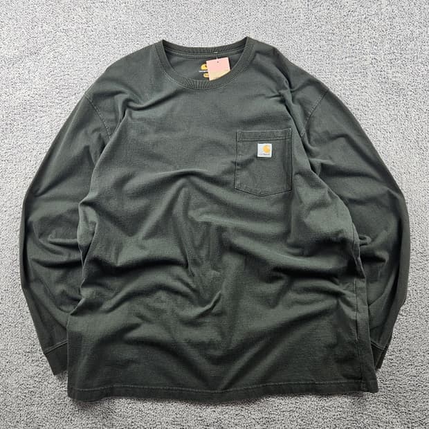 칼하트 베이직 포켓 롱슬리브 티셔츠 ( 2XL ) / 10589