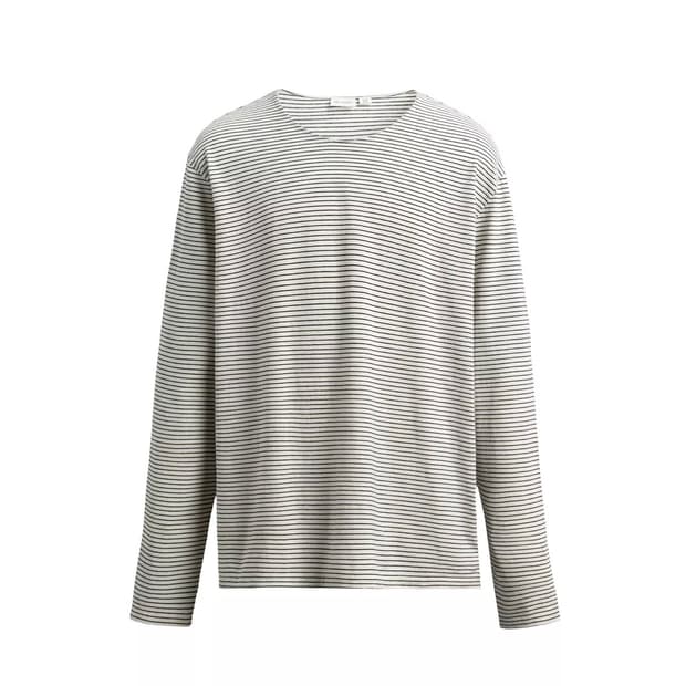 ZARA 자카드 스트라이프 롱슬리브