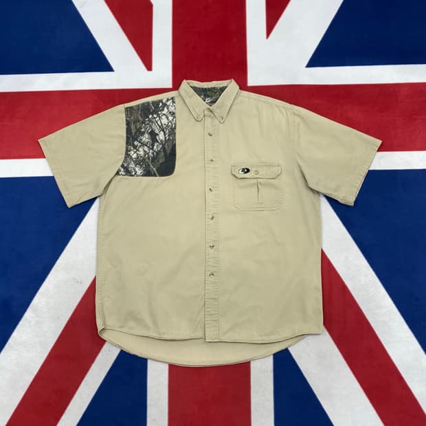 MOSSYOAK 반팔 워크셔츠 XL 실측 2XL 