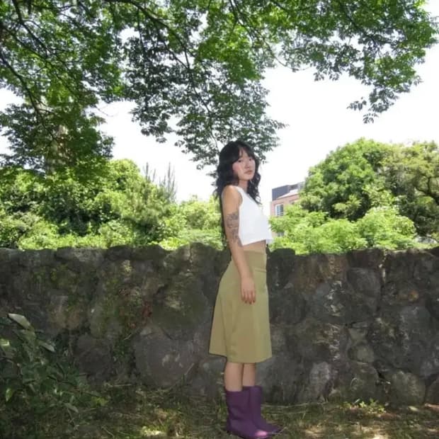 earthjigu midi skirt 사이즈 1