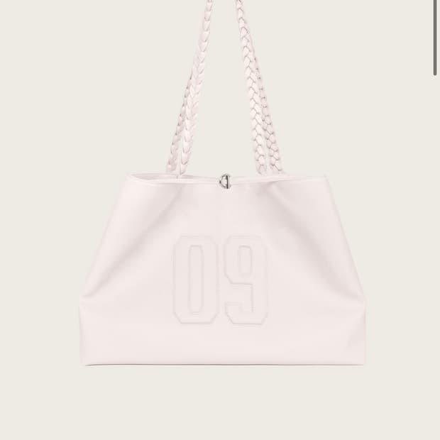 클리시어 09 넘버링 레더백 베이비 핑크 가방