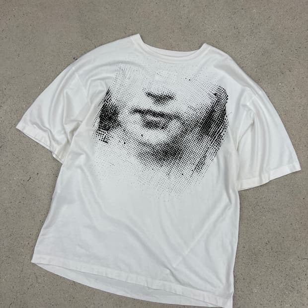 메종 마르지엘라 17SS 도트 그래픽 반팔 티셔츠