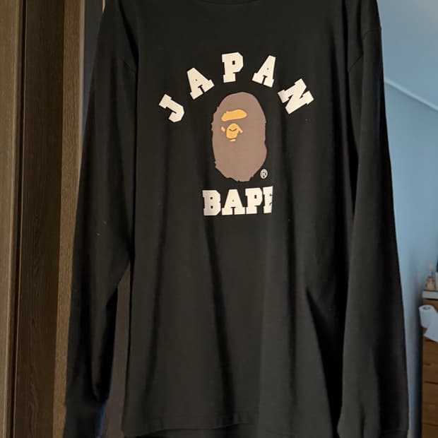 Xl 베이프 롱슬리브 긴팔 재팬