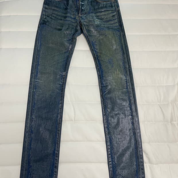 디올 블루왁스코팅진