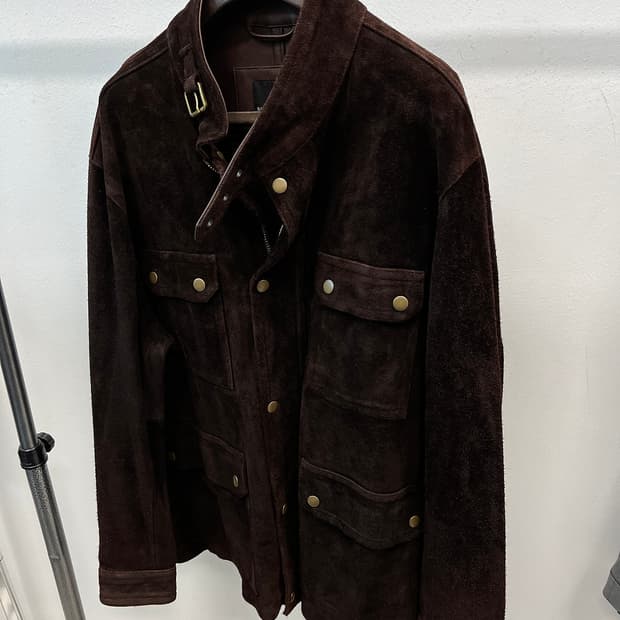 115) 바나나리퍼블릭 신형 스웨이드 필드자켓