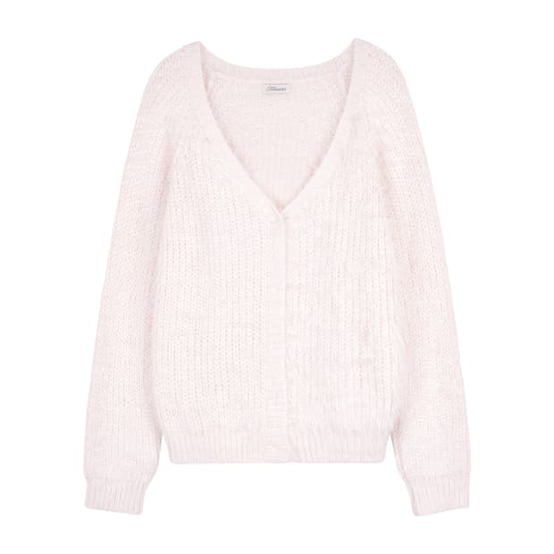 클리시어 Sugarplum hairy cardigan, Baby pink
