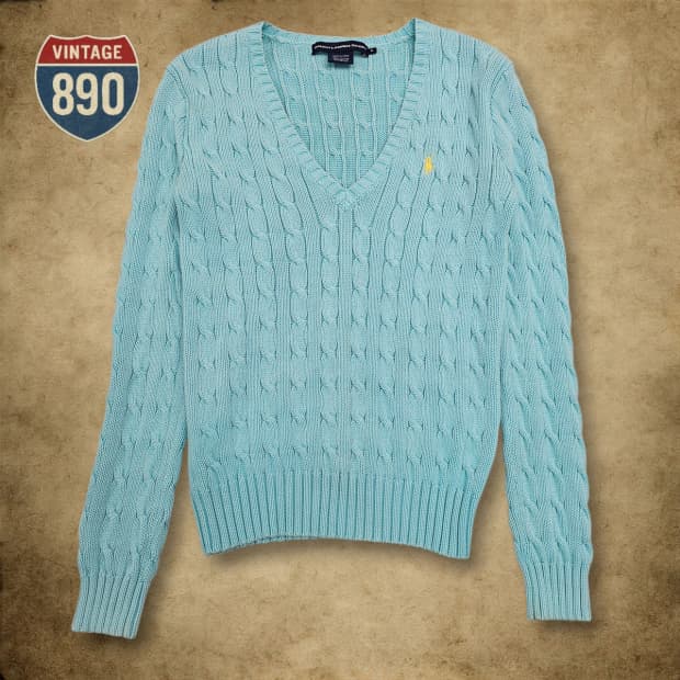 [M] Ralph Lauren 랄프로렌 스포츠 브이넥 스웨터