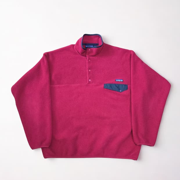 (L)파타고니아 Mexico Red 신칠라 레드 플리스 자켓