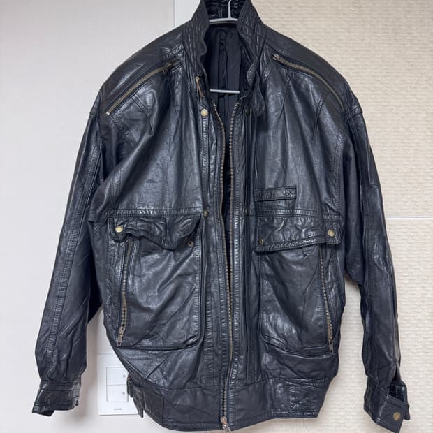 재패니스 빈티지 가죽자켓