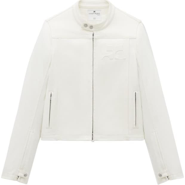 1회착 꾸레쥬 코튼 바이커 자켓