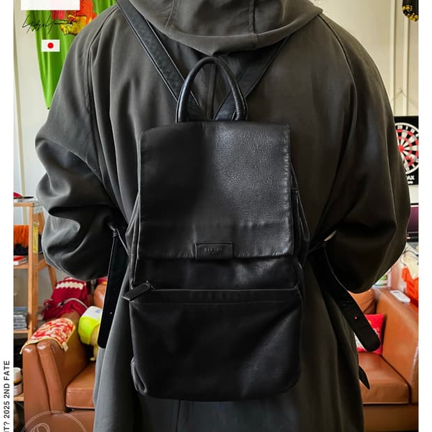Y'SACCS Yohji Yamamoto Leather Backpack