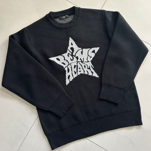 STAR GRAPHIC KNIT 하트 별 그래픽 니트