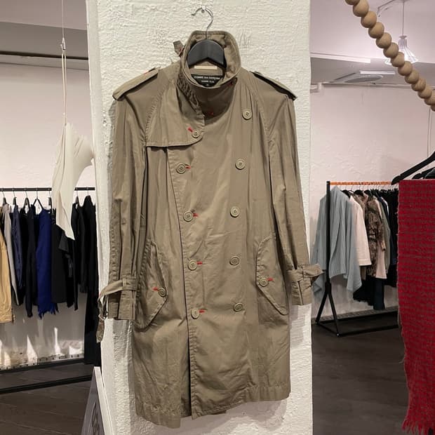 꼼데가르송 옴므플러스 트렌치코트