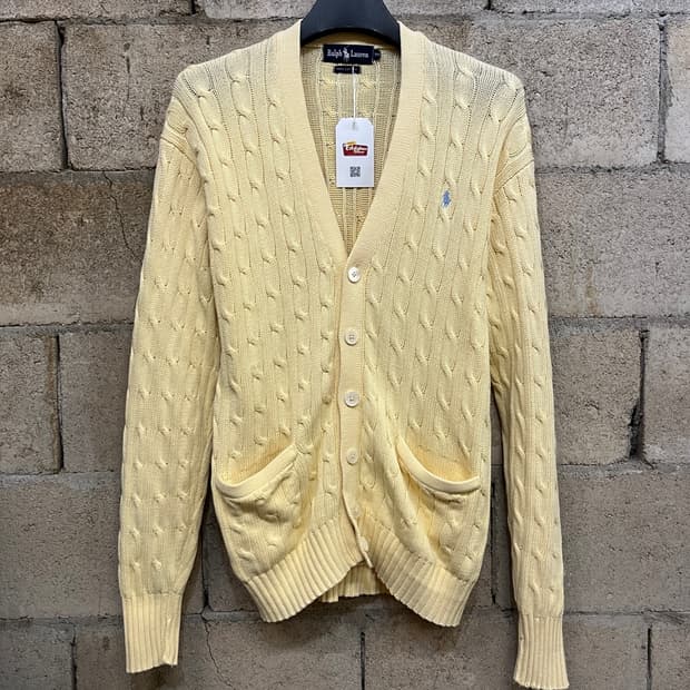 90s 폴로 랄프로렌 코튼 케이블 가디건