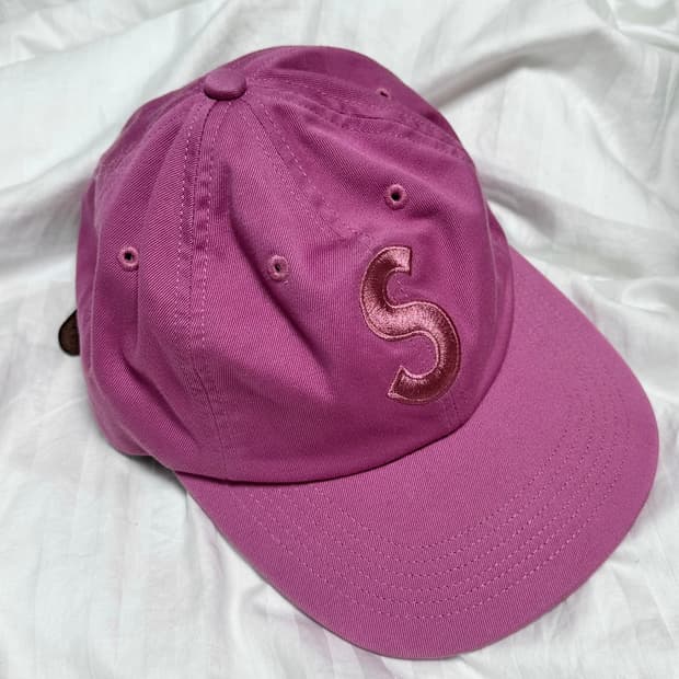 슈프림 핑크 캡