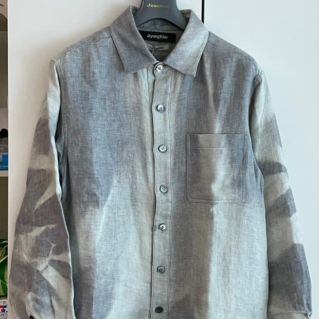 지용킴 25aw 선블리치 셔츠
