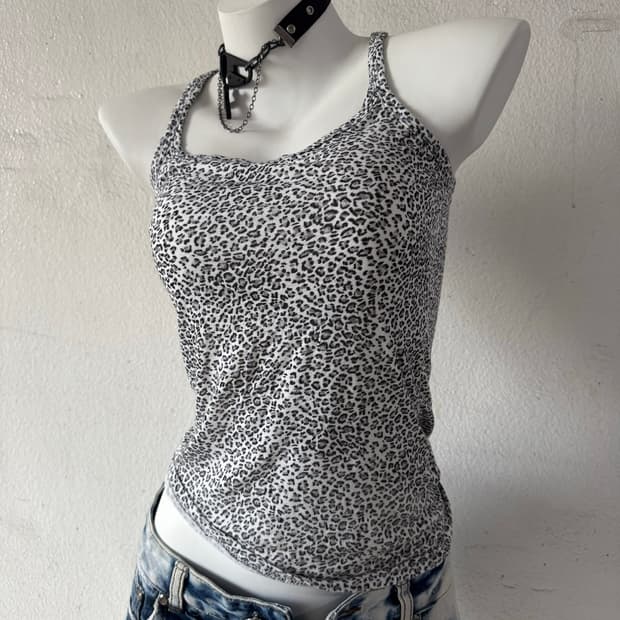 Mini leopard cami