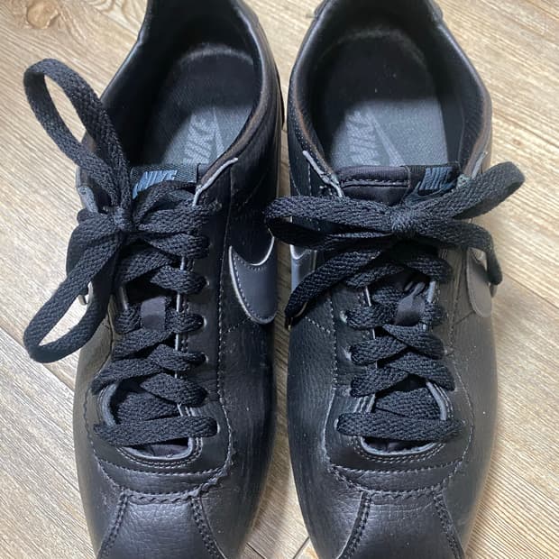 나이키 클래식코르테즈 레더블랙다크그레이