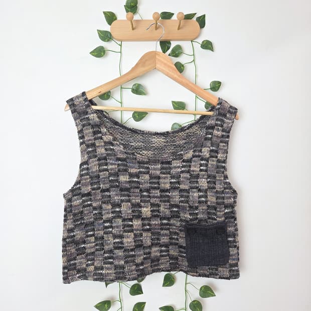 그런지 니트 베스트