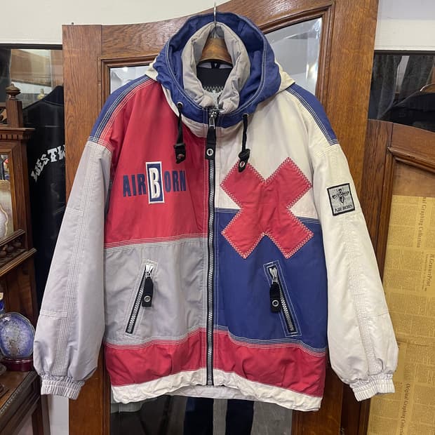 Vintage 에어본 후드점퍼