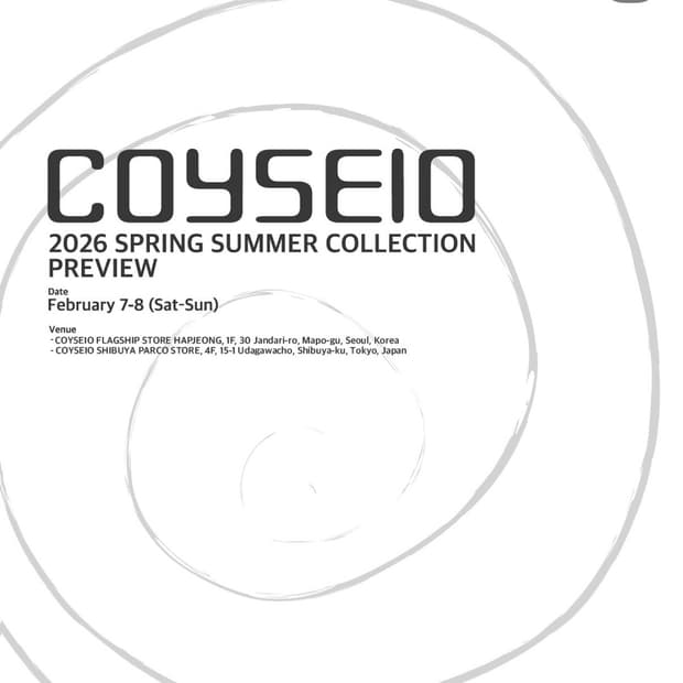 26SS 코이세이오 coyseio 대리구매 해드려요