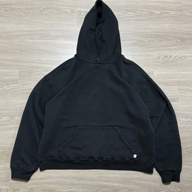 아킴보클럽 후드 페이디드 블랙 L