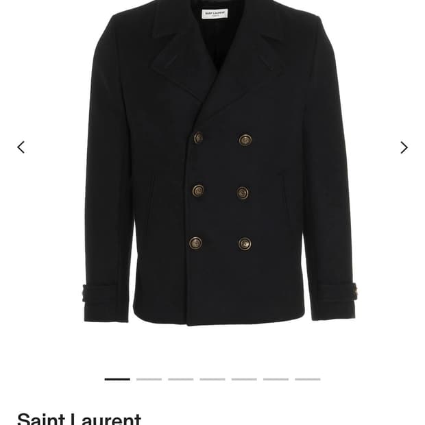 [구합니다] 생로랑 더블 브레스티드 롱 슬리브 피코트