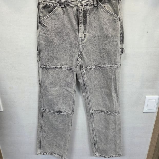 메종미네드 화이트 스프레드 카펜터 데님 팬츠 48 대략 30