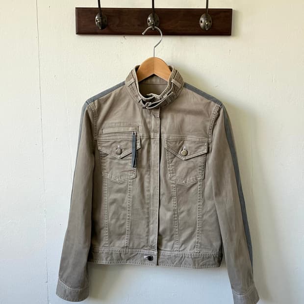 LOUNIE 트랙 바이커 자켓