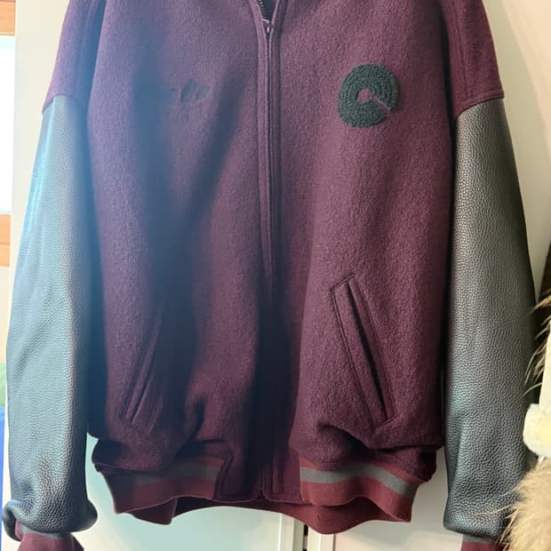 Season 5  칼라바사스  레더소매 바시티 재킷 100-105