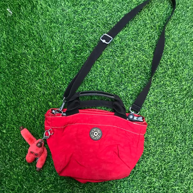 키플링 Kipling  미니 크로스백 레드