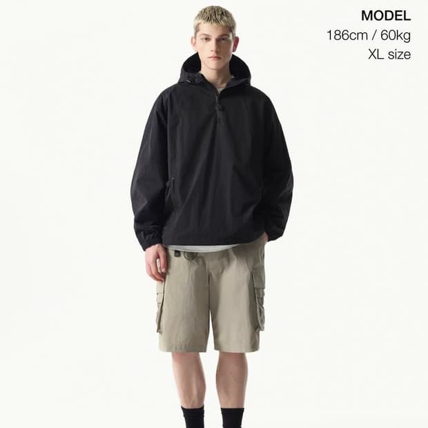 무탠다드 시티 레저 멀티 포켓 아노락 자켓