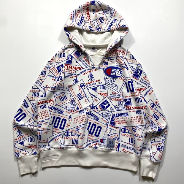 [L] Champion 챔피온 100주년 컬렉션 올오버 프린트 후디