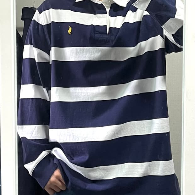 폴로랄프로렌 스트라이프 럭비티